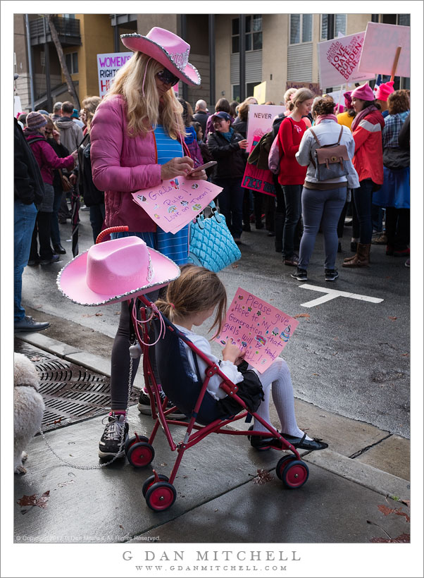 G Dan Mitchell Photograph: Girls Rule — San Jose Women's March | G Dan ...