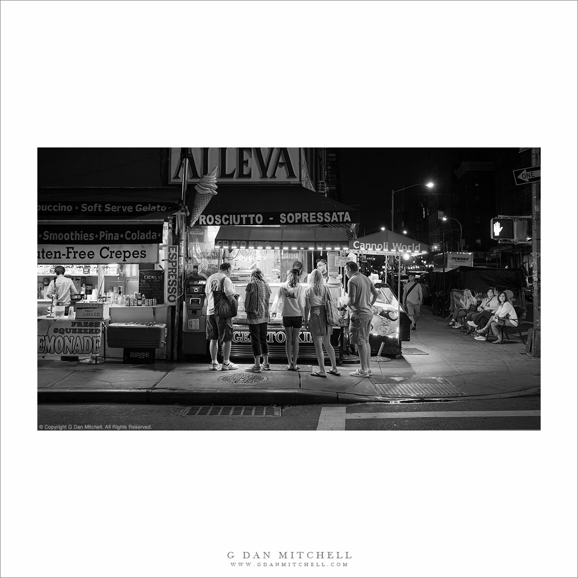 Gelato Stand, Evening