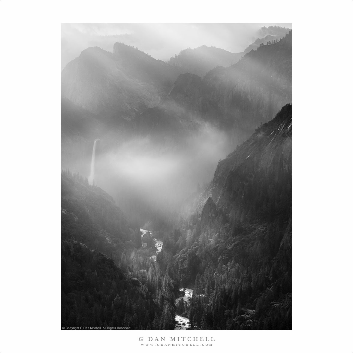 Clearing Clouds, Merced River Canyon