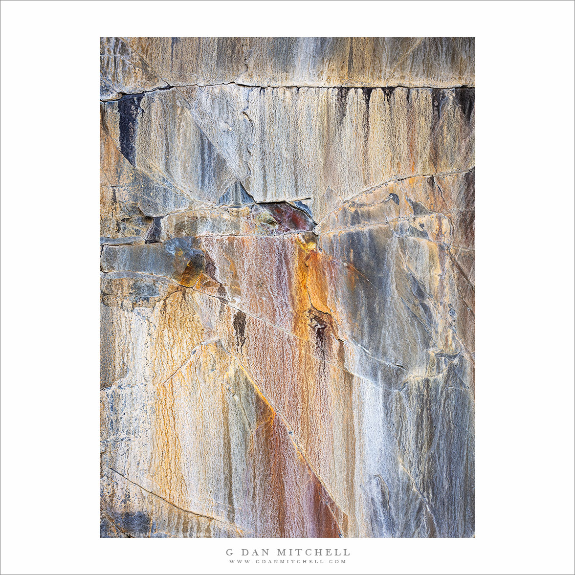 Stained and Fractured Rock