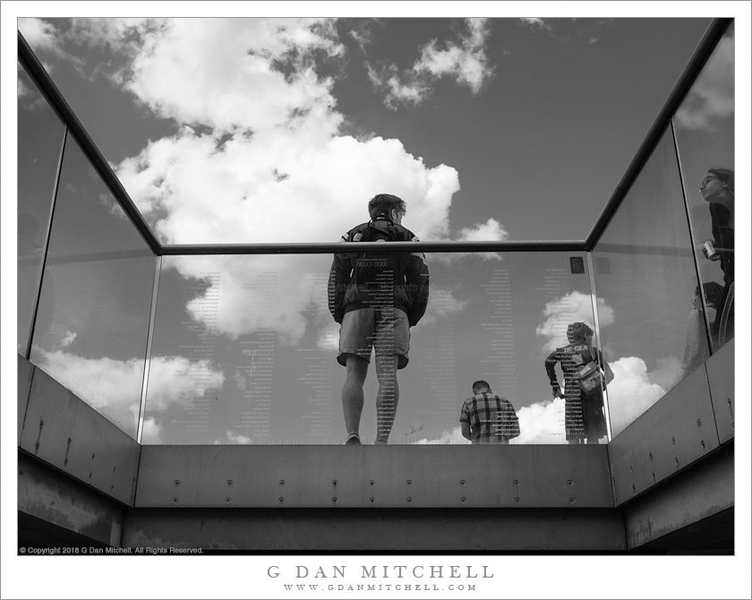 At the Millennium Bridge