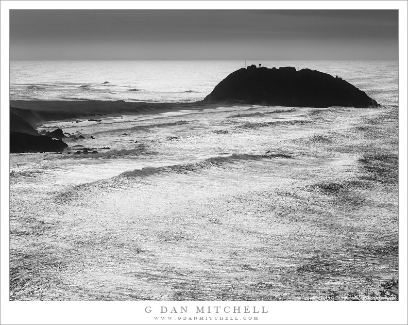 Point Sur, Sunlit Ocean