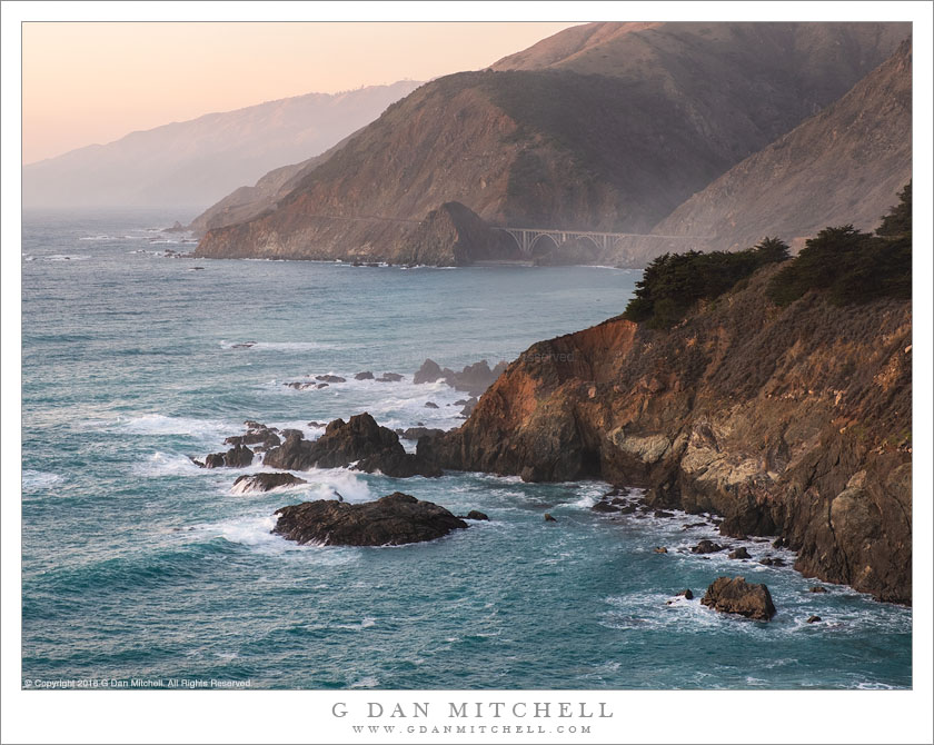 Big Sur Coast, Evening Haze