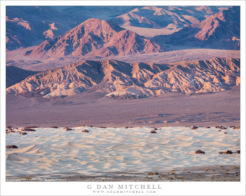 Dunes and Desert Hills, Evening