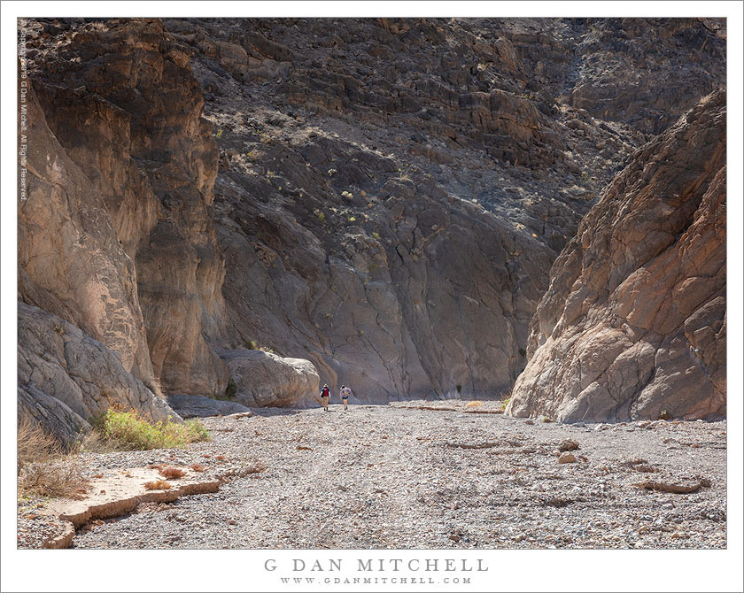 Hikers, Desert Canyon