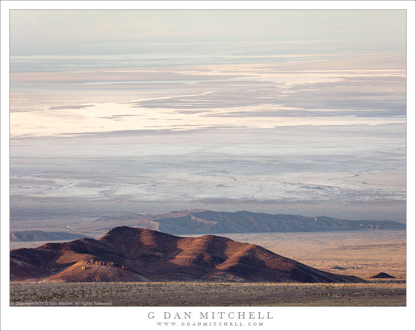 Desert Hills and Salt Flats, Morning