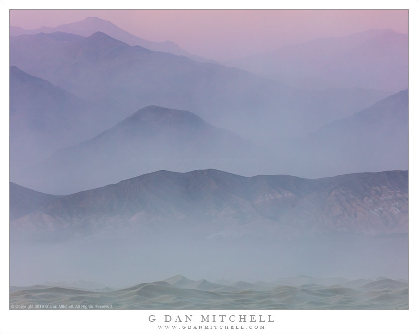 Mountains, Evening Sand Storm