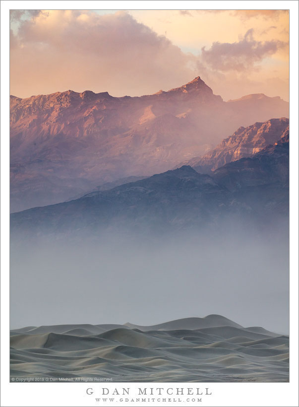 Dunes, Mountains, Sand Storm