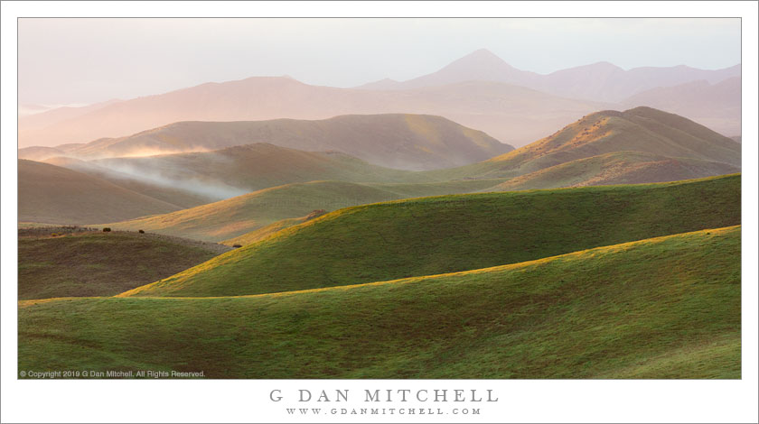 Sunrise, Fog And Mist, Spring HIlls