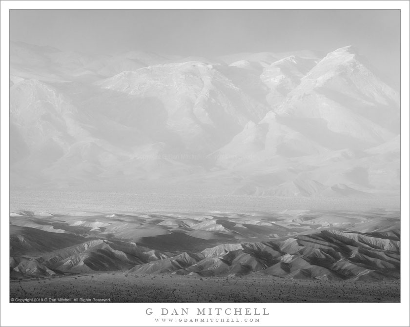 Sunlit Mountains, Sand Storm