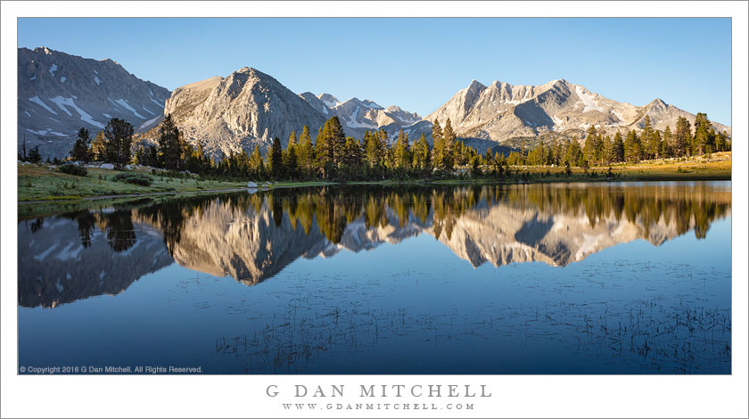 Lake And Mountains, Morning Light