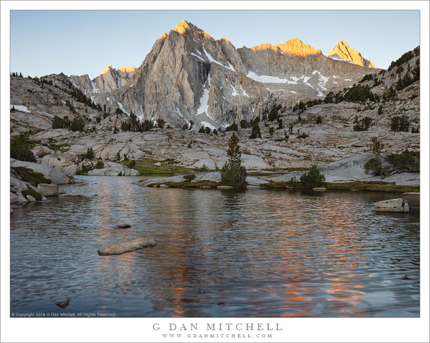 First Light, Lake and Peaks