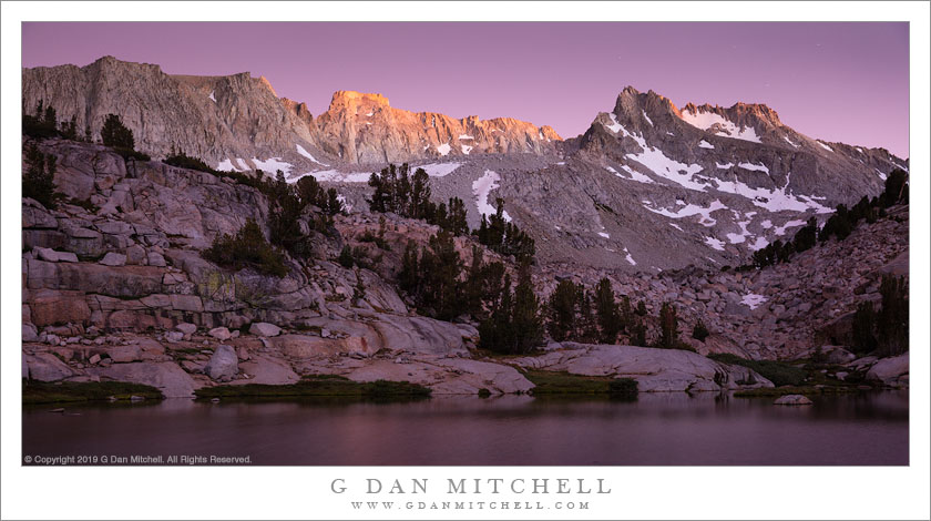 Ridge And Lake, Twilight