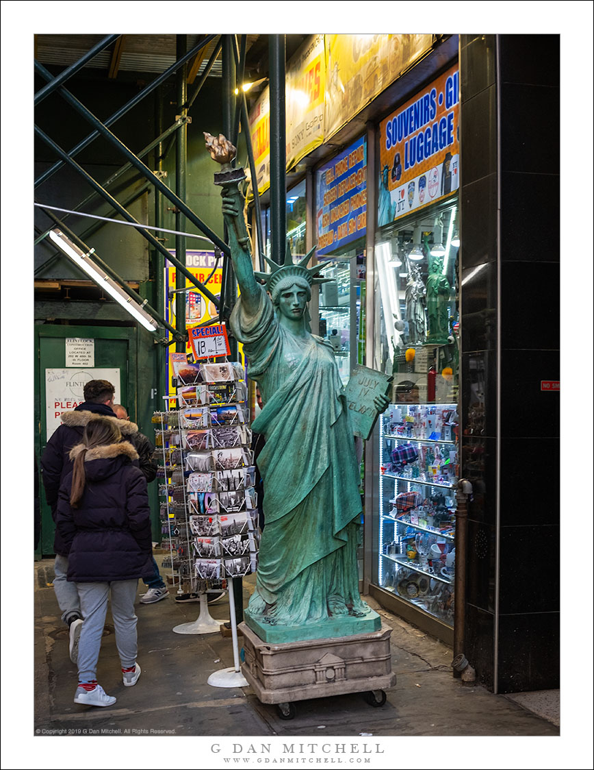 Lady Liberty Of The Sidewalk