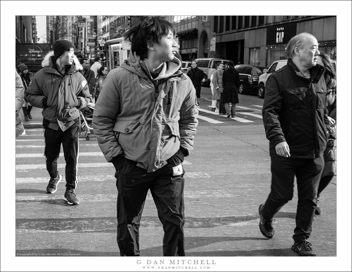 Three Guys, Crosswalk