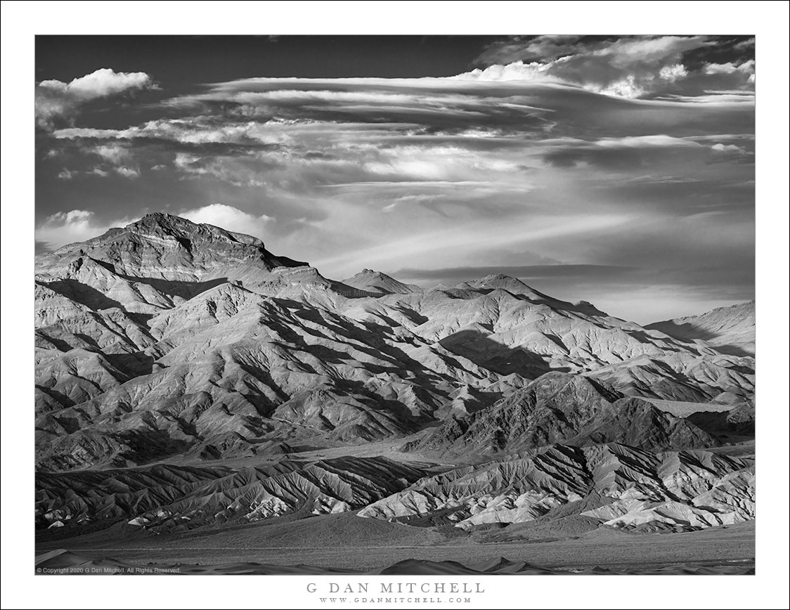 Desert Mountains, Evening Clouds