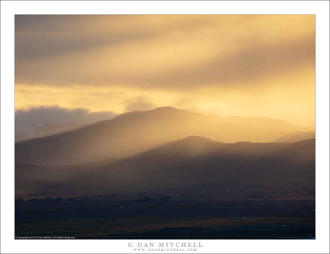 Sunset Rain, California Valley