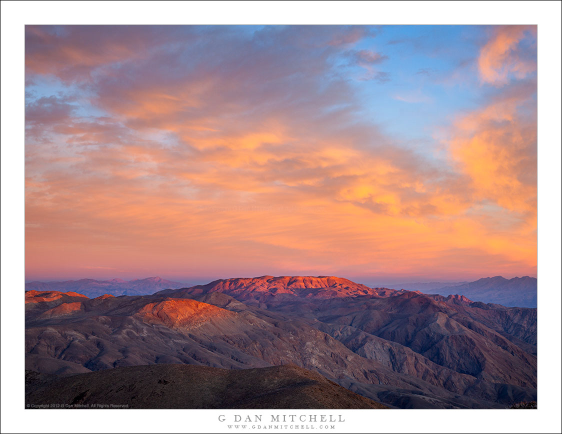 Sunrise, Panamint Mountains