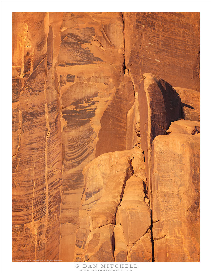 Sandstone Cliff, Morning Light