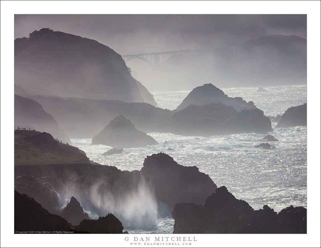 Autumn Surf and Fog, Big Sur Coast