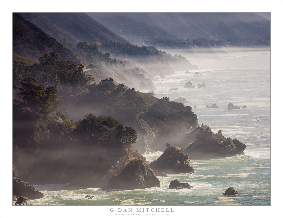 Layered Fog, Big Sur Coast