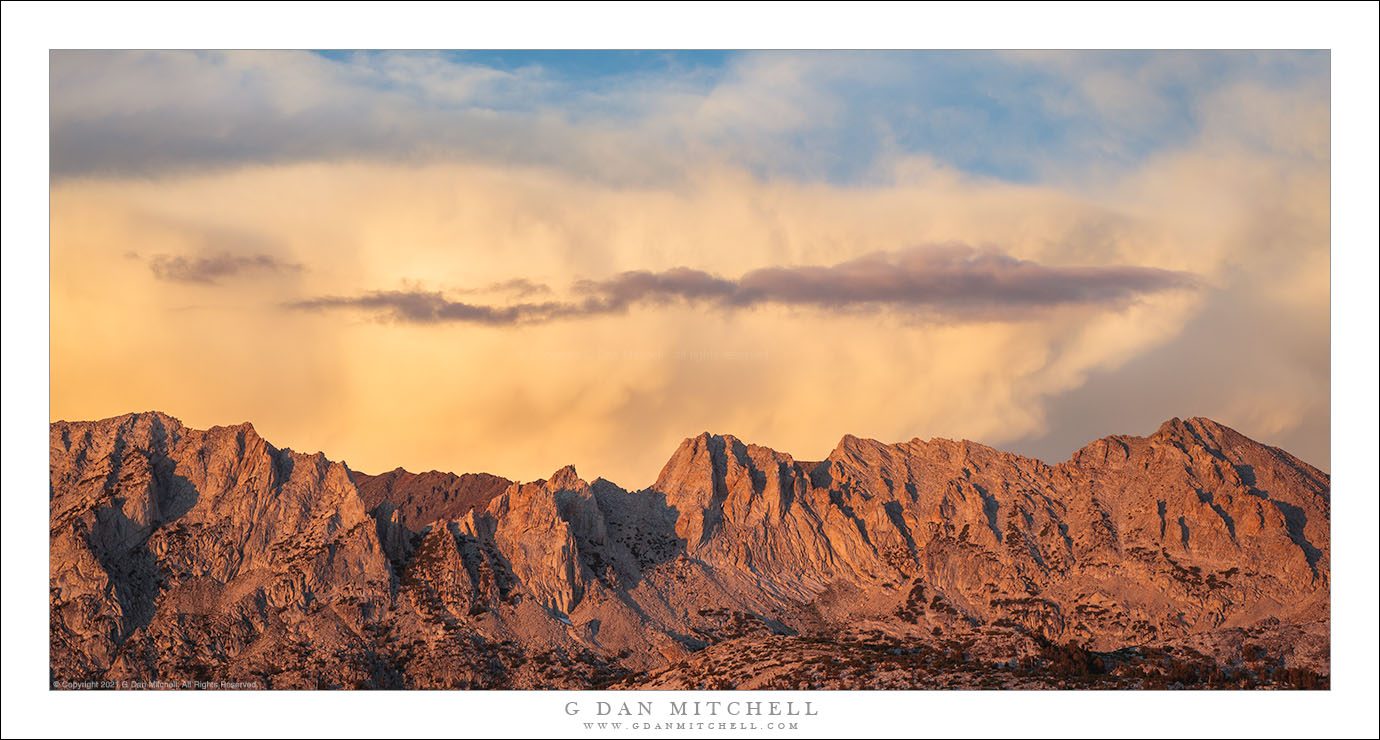 Evening Storm, Sierra Crest