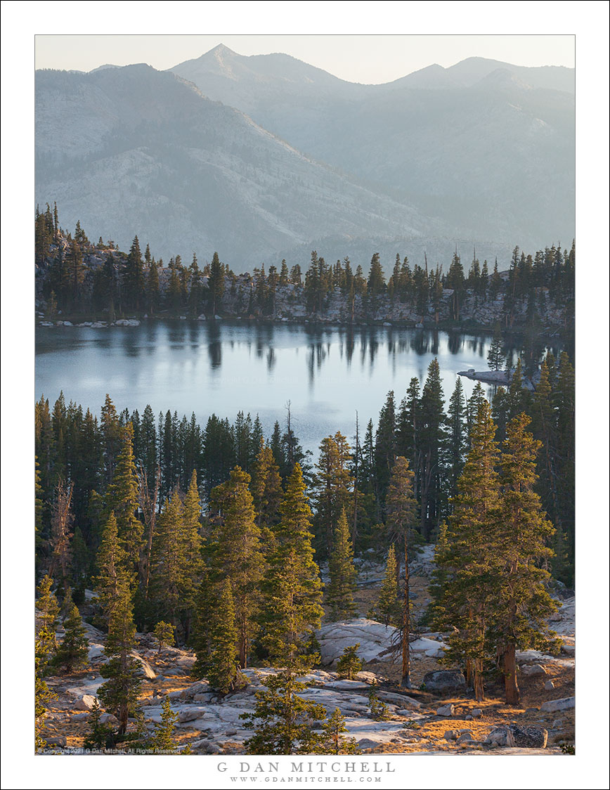 Forest, Lake, Mountains