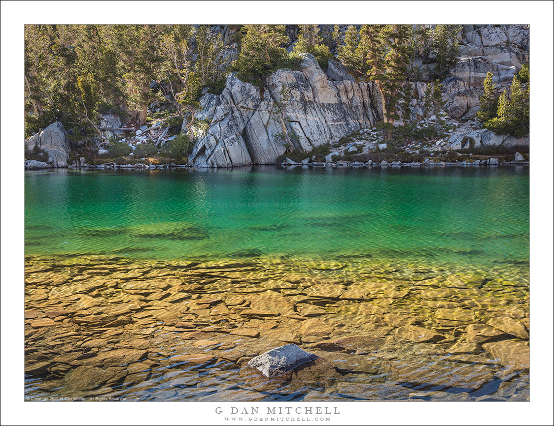 Sierra Lake, Submerged Rocks