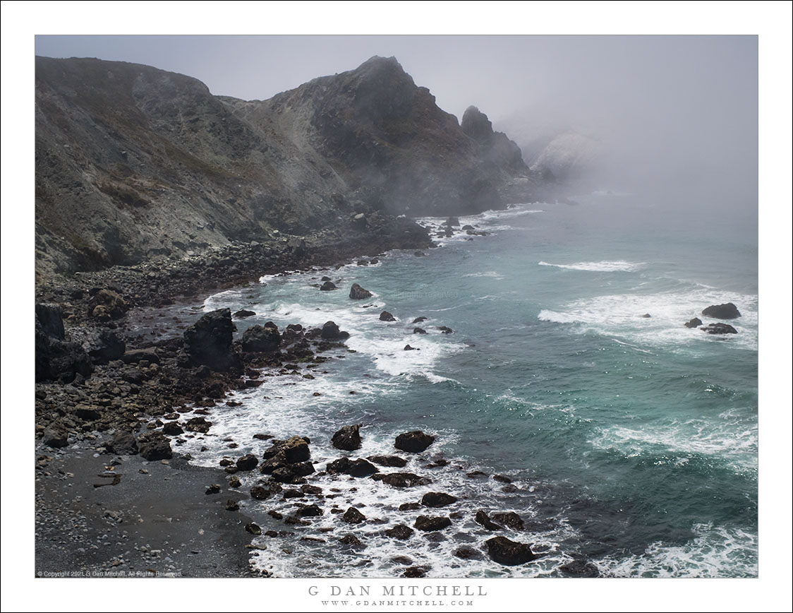 Surf, Fog, and Peninsula