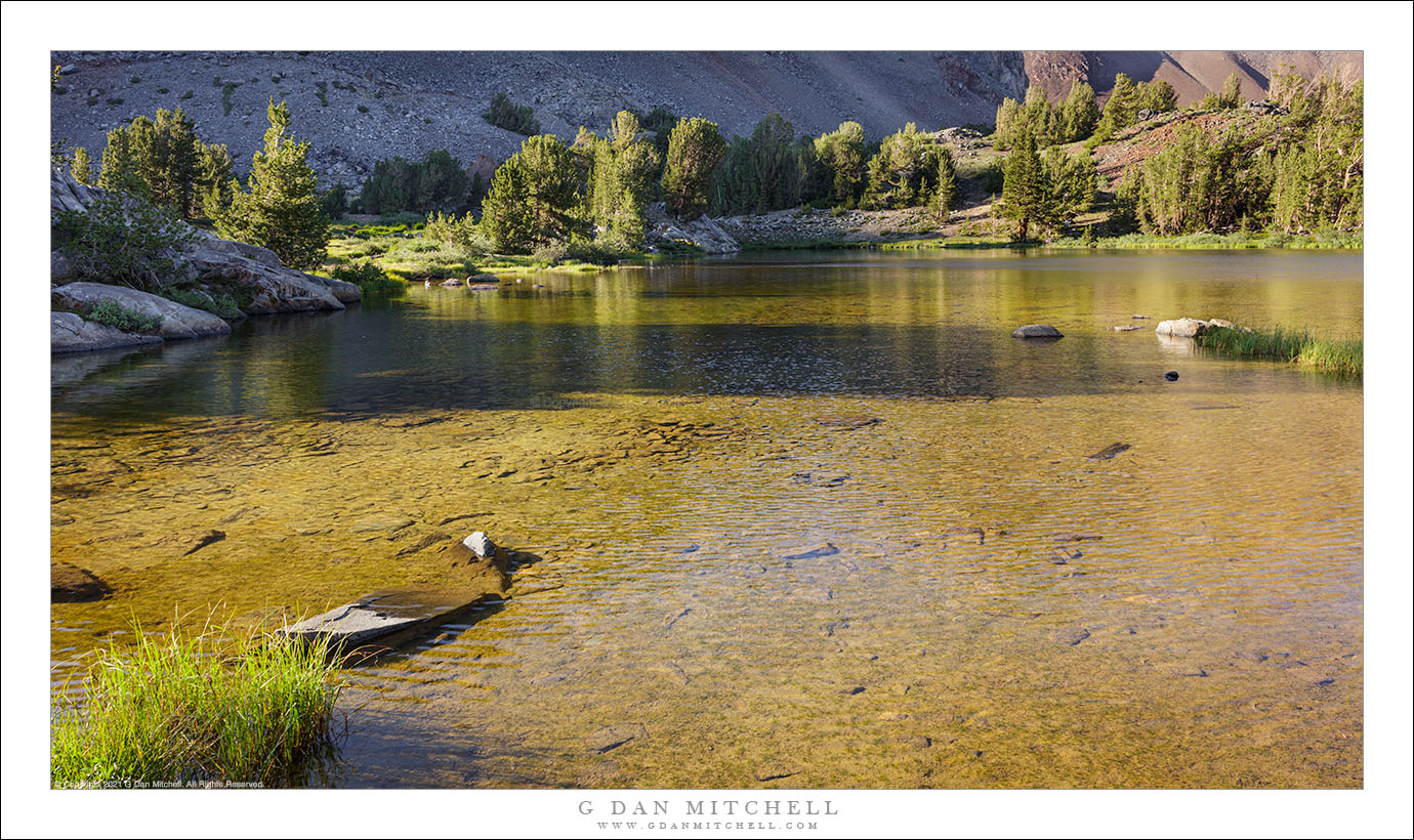 Late Afternoon Shadows, Subalpine Lake