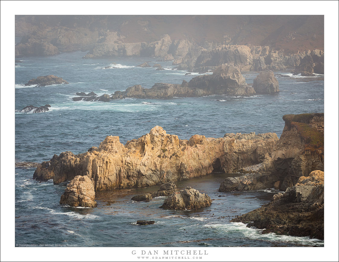 Sea Stacks and Bluffs, Fog