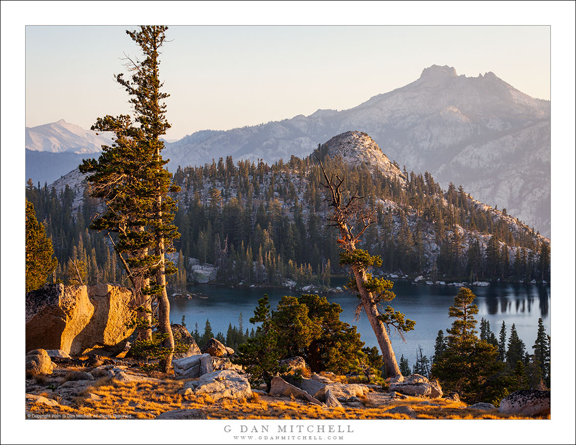 Lake, Ridges, Evening Light