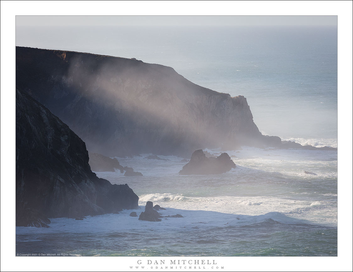 Bluffs and Mist, Morning Light