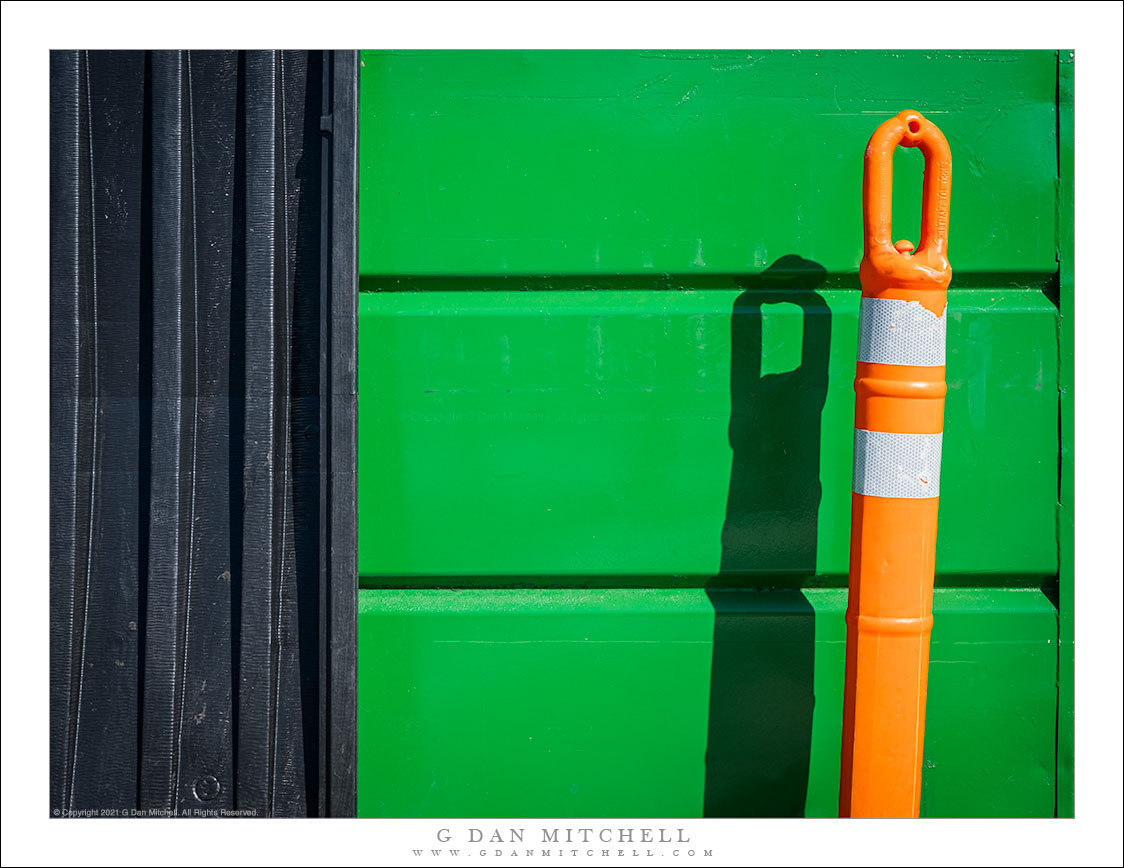 Orange, Green, and Black