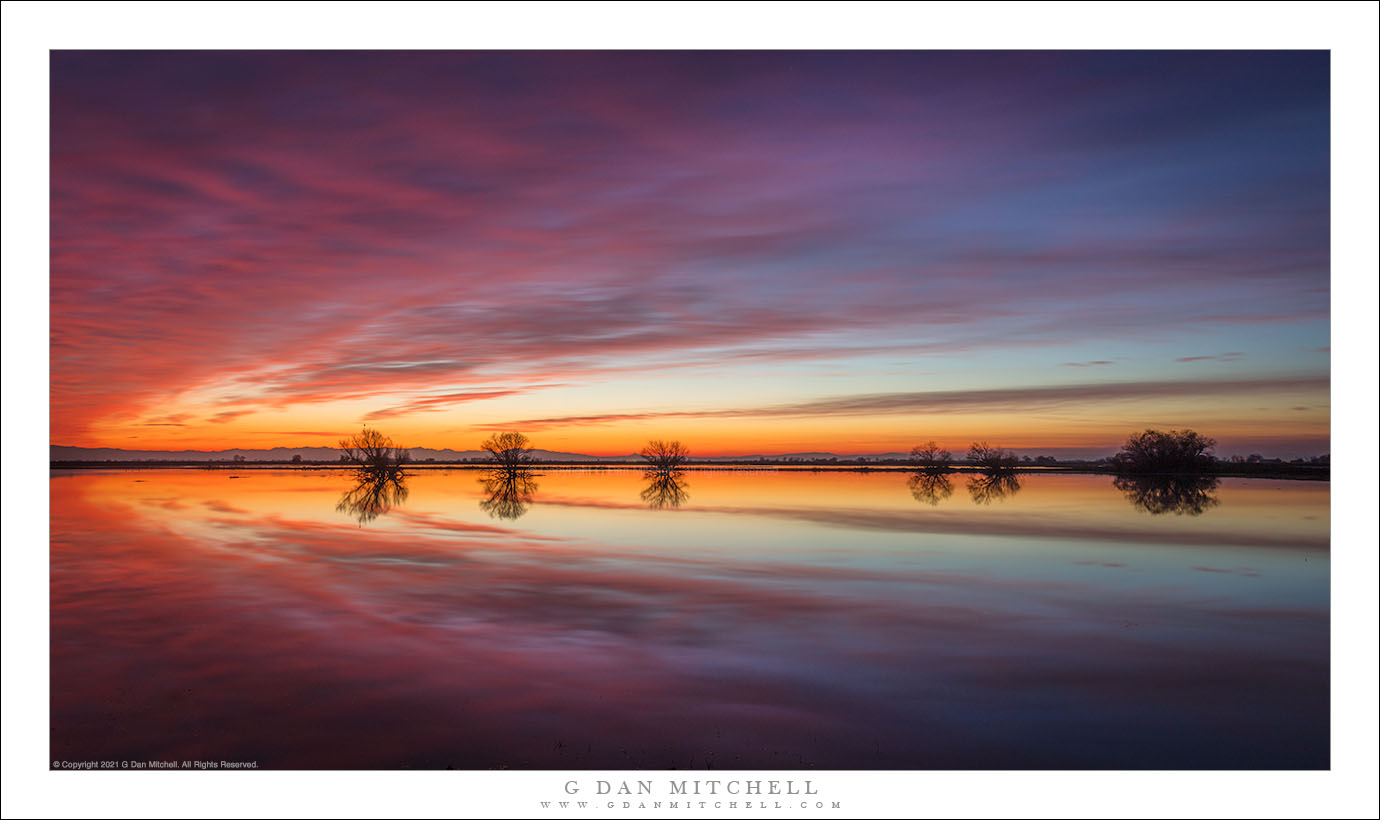 Central Valley Winter Sunset Clouds