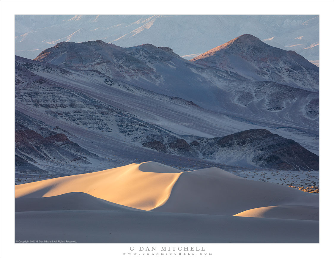 Desert Mountains and Dunes, Morning