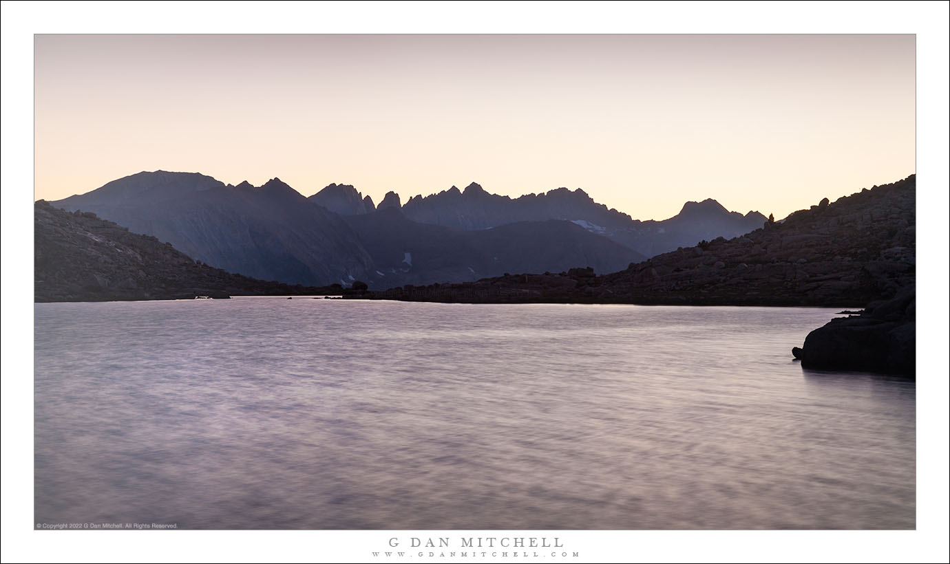 Evening, Alpine Lake and Peaks