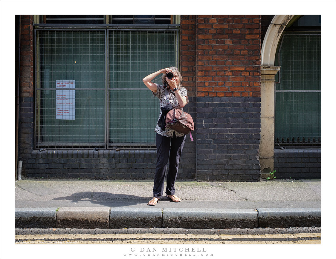 Patty Photographing London