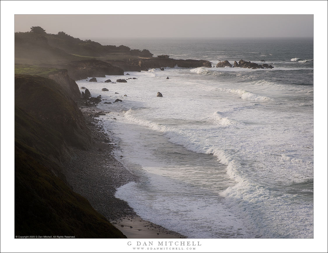 Headlands, Cliffs, and Winter Surf