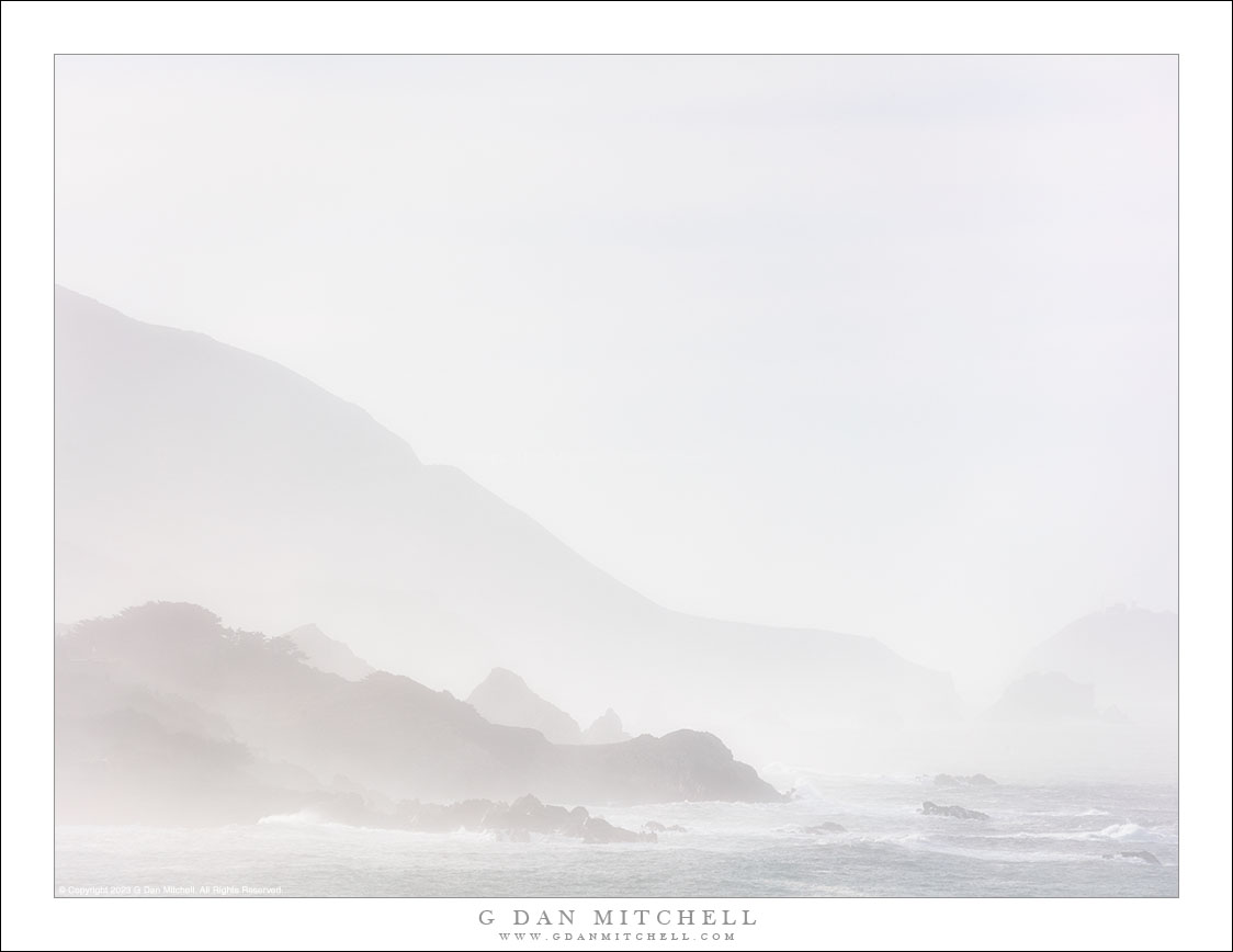 Headlands, Surf, and Fog