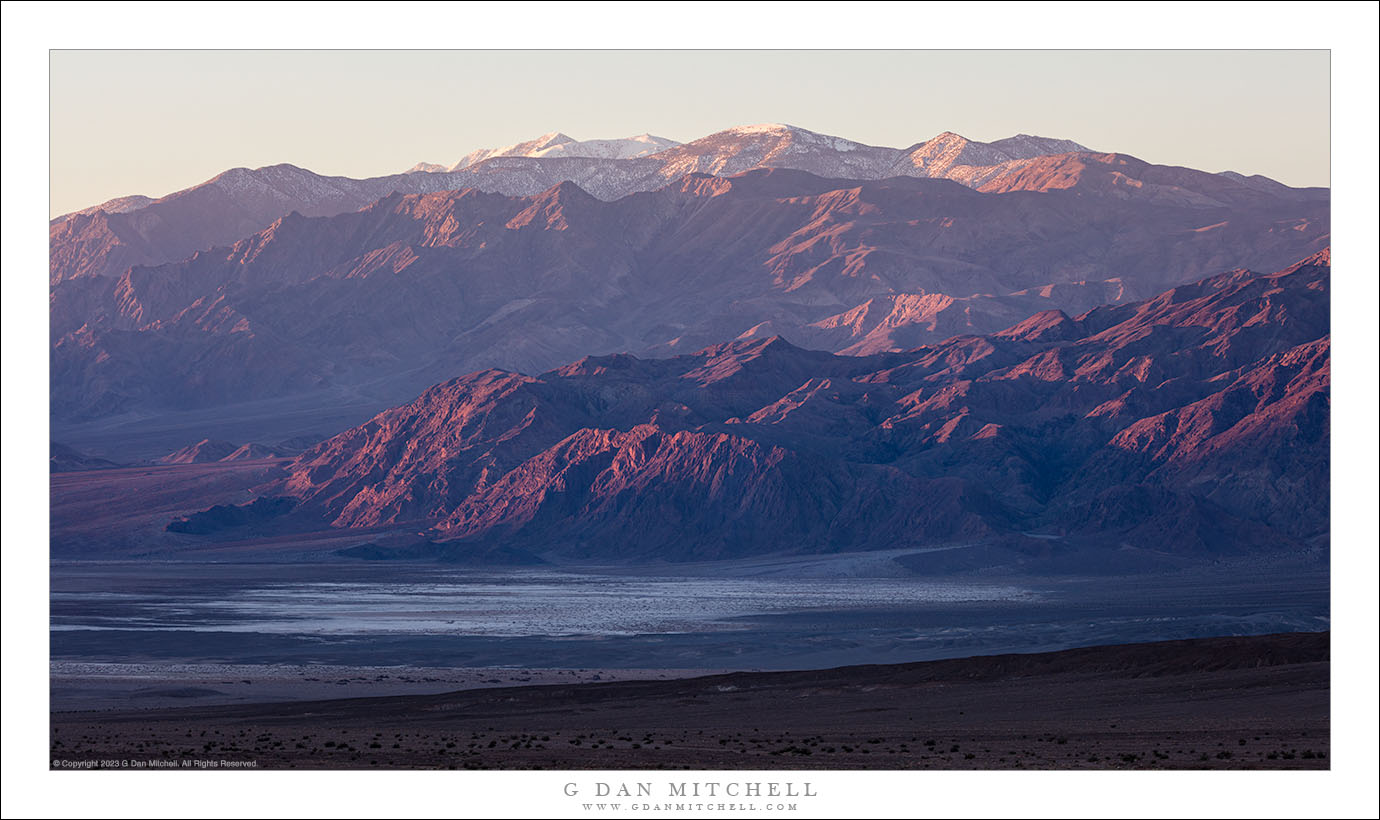 Winter Dawn, Panamint Mountains