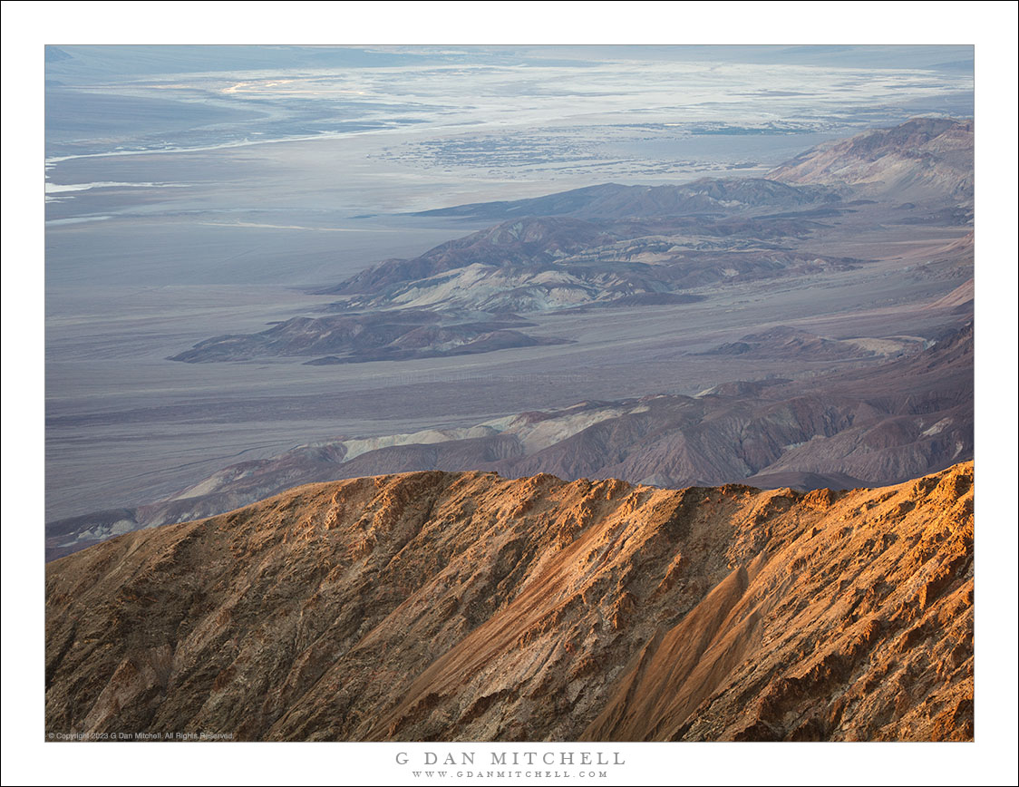 Death Valley, Black Mountains Ridge, Sunset