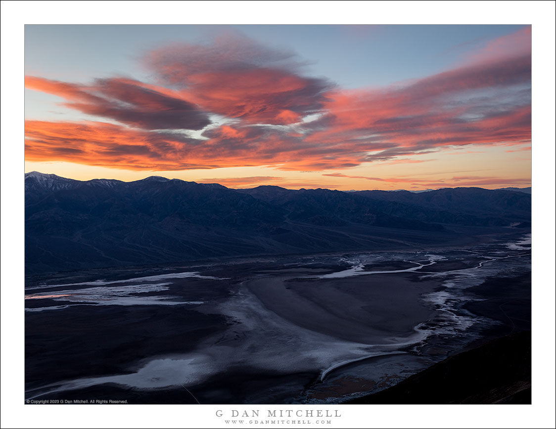 Evening Clouds Above the Panamint Range