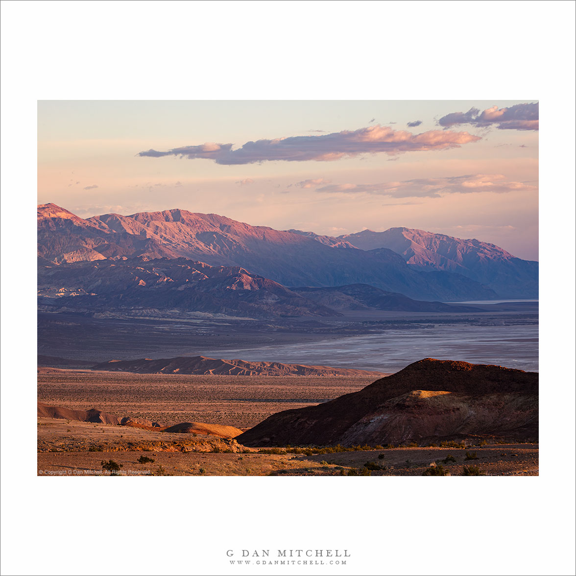 Death Valley and Black Mountains, Evening