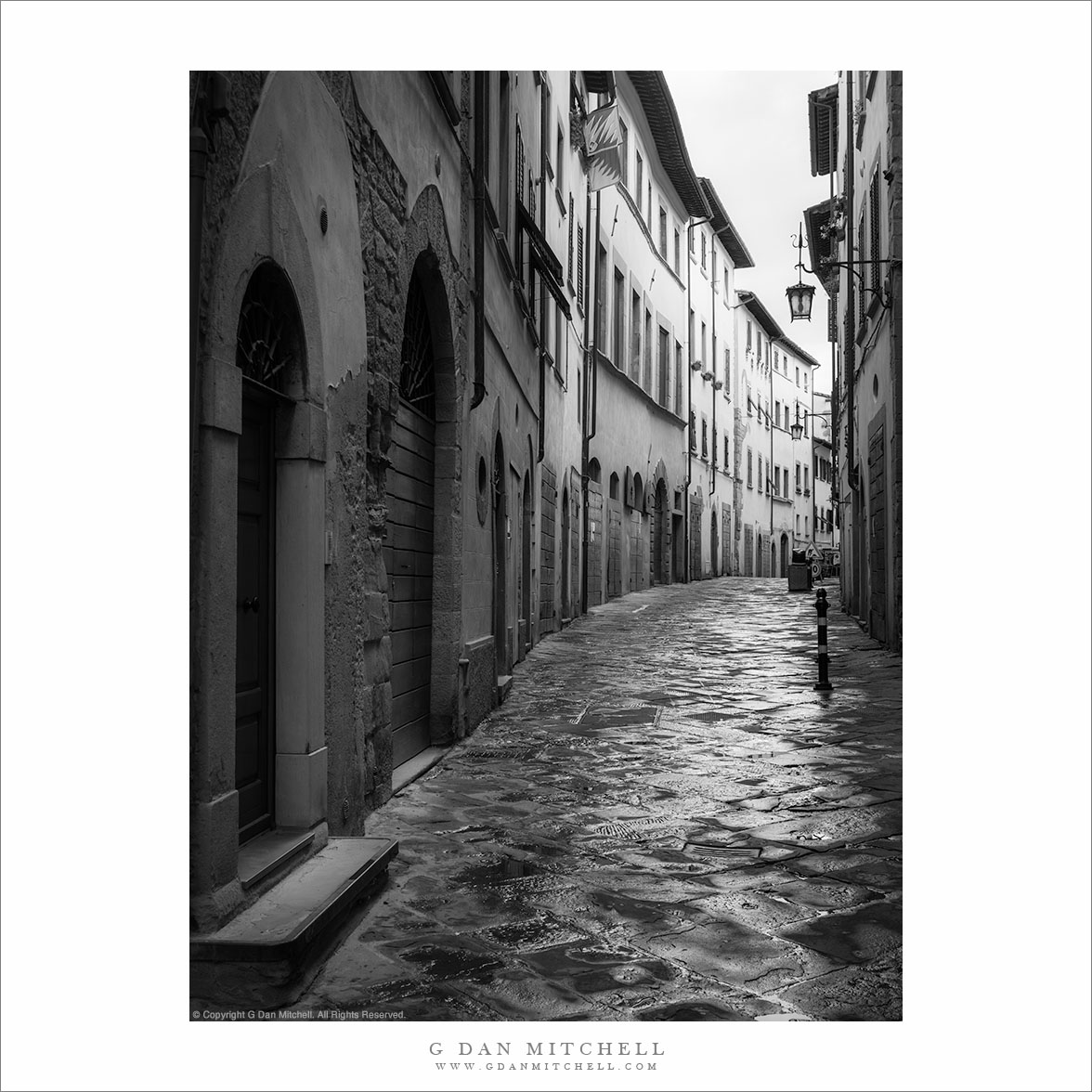 Curving Street, Rain