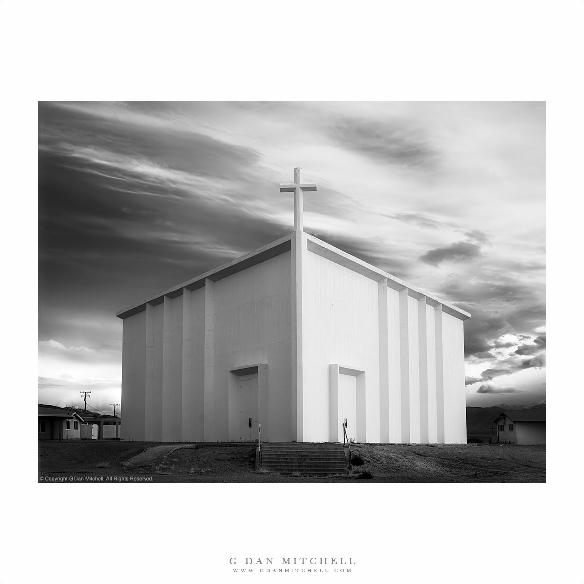 Desert Church, Storm Sky