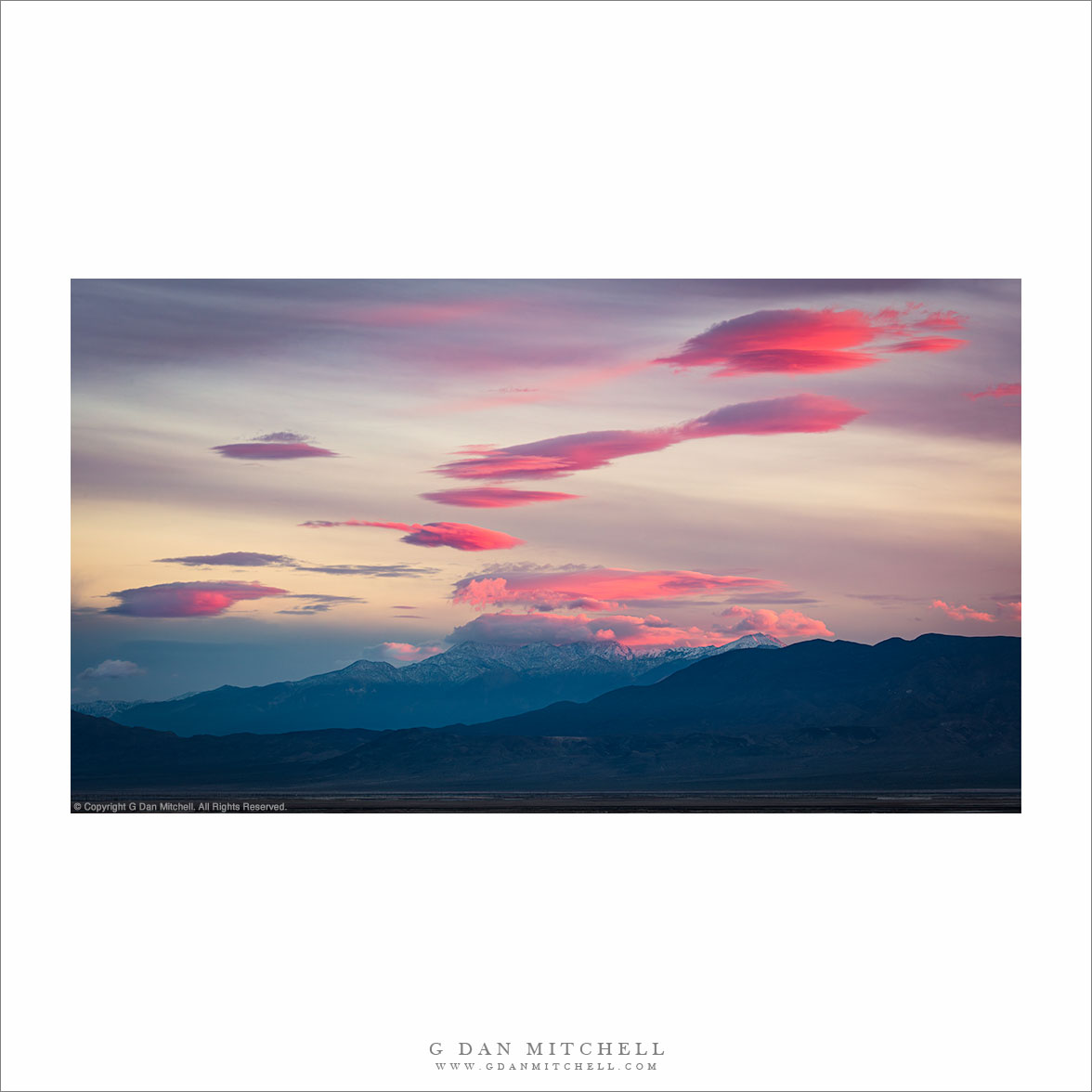 Morning Clouds, Desert Mountains