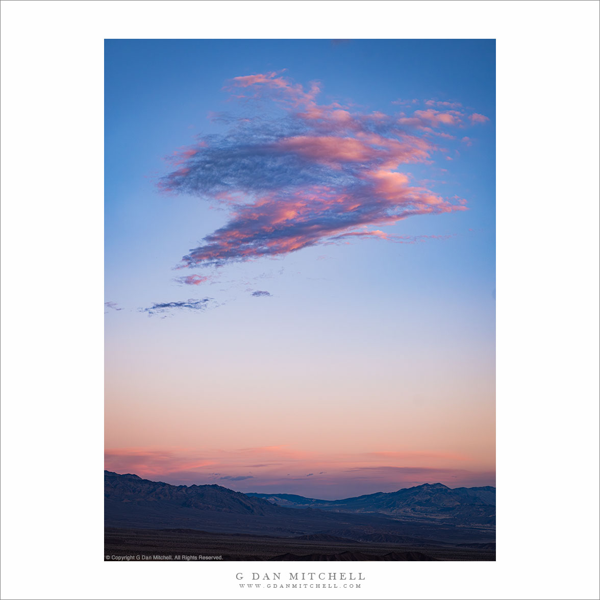 Sunset Cloud, Desert Mountains