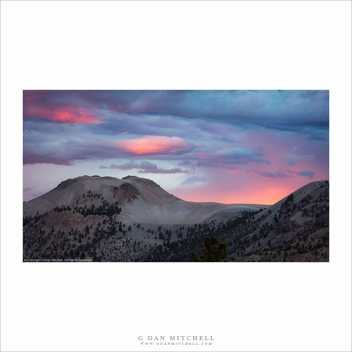 Sunset Clouds, Mono Craters