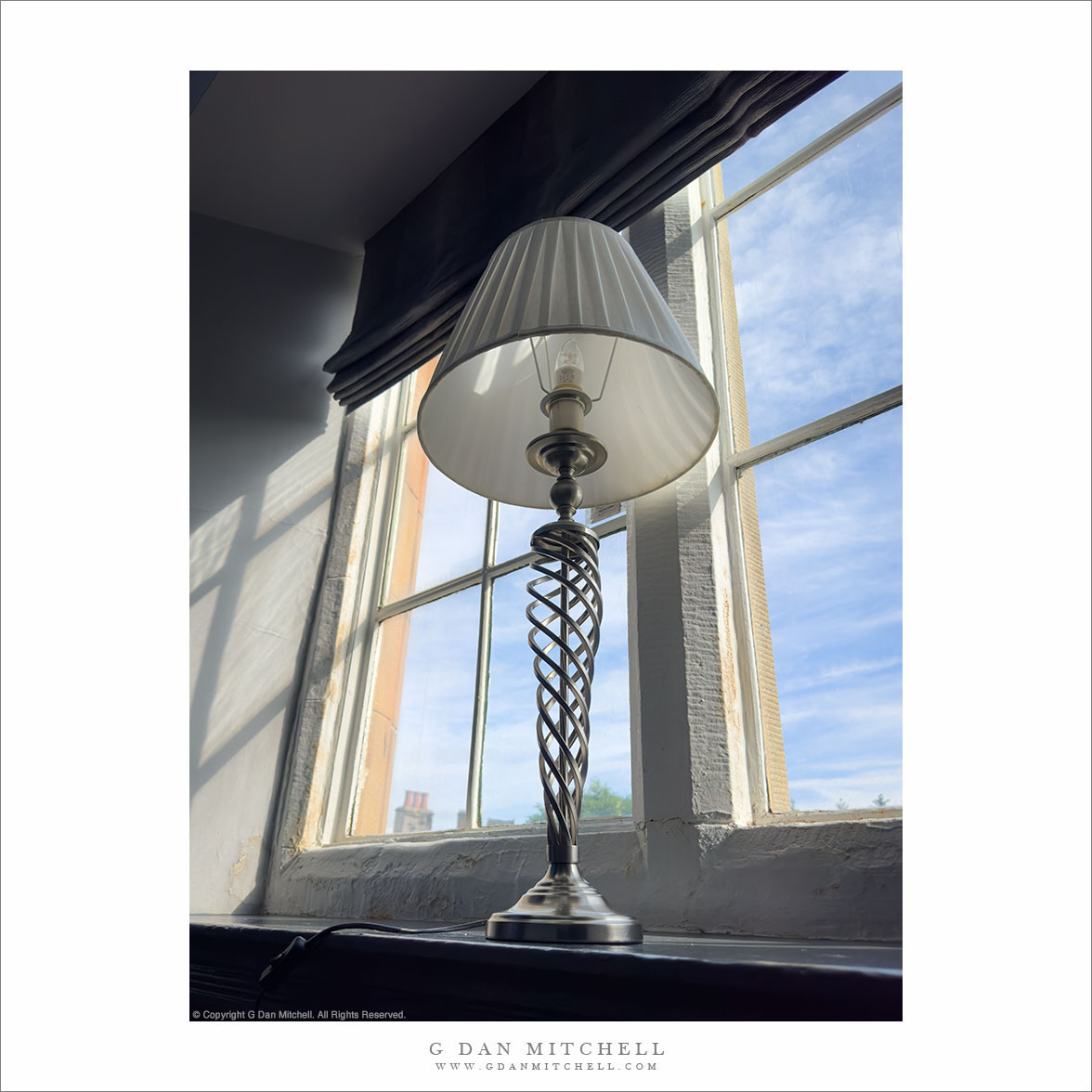 Lamp, Window, Morning Light